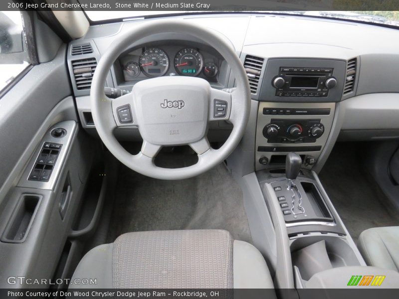 Stone White / Medium Slate Gray 2006 Jeep Grand Cherokee Laredo