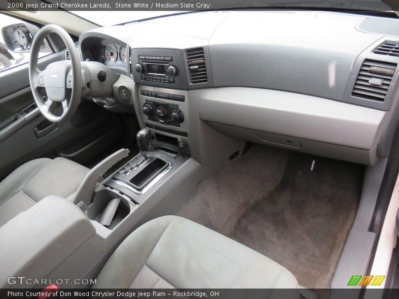 Stone White / Medium Slate Gray 2006 Jeep Grand Cherokee Laredo