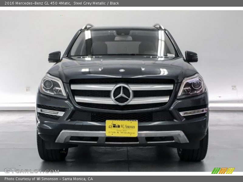 Steel Grey Metallic / Black 2016 Mercedes-Benz GL 450 4Matic