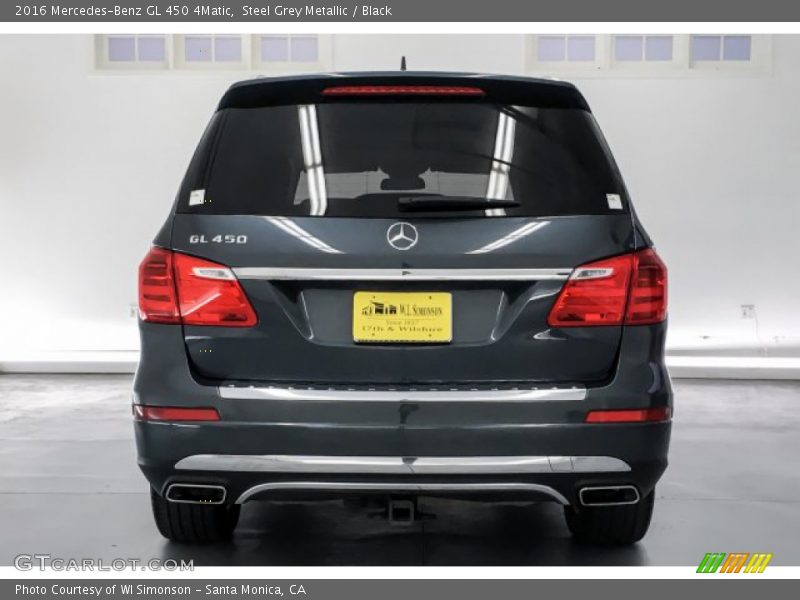 Steel Grey Metallic / Black 2016 Mercedes-Benz GL 450 4Matic