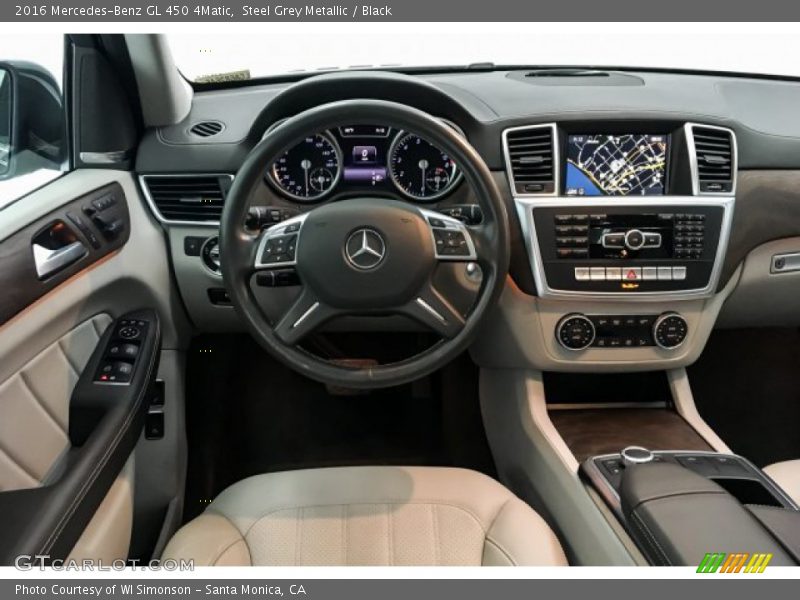 Steel Grey Metallic / Black 2016 Mercedes-Benz GL 450 4Matic