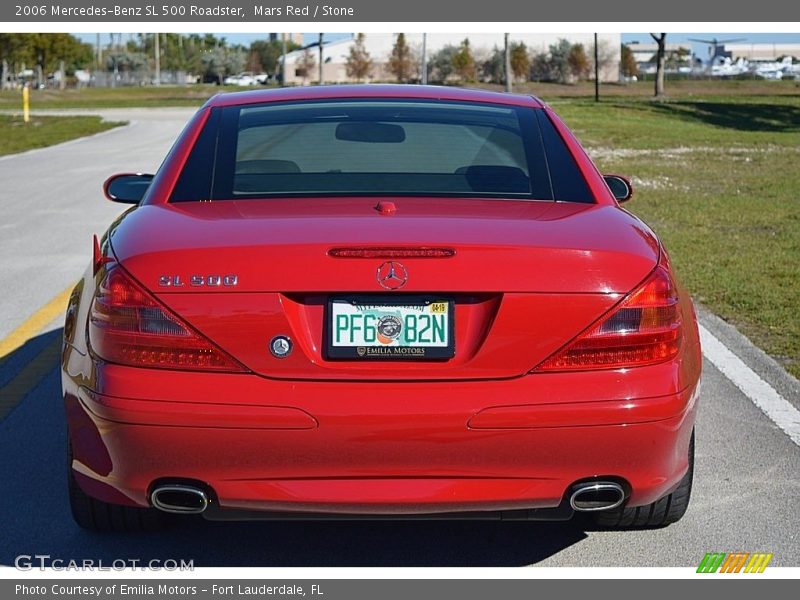 Mars Red / Stone 2006 Mercedes-Benz SL 500 Roadster