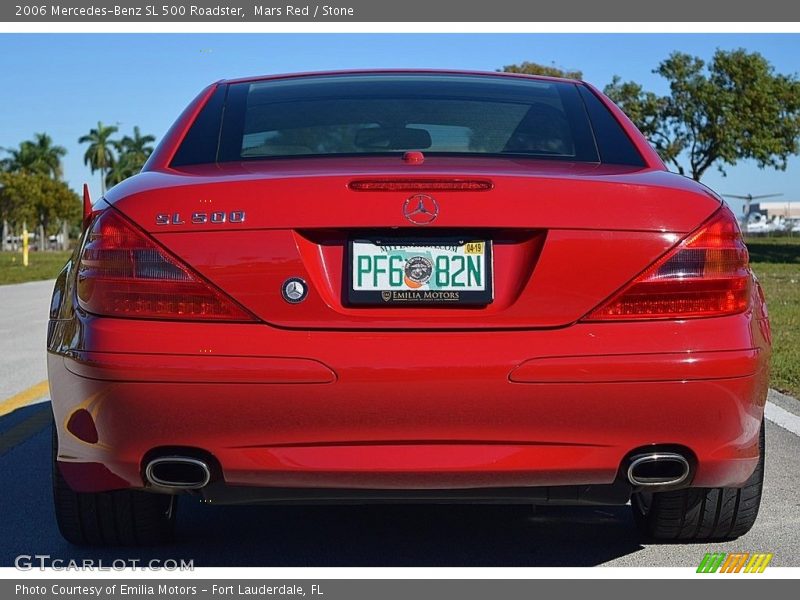 Mars Red / Stone 2006 Mercedes-Benz SL 500 Roadster