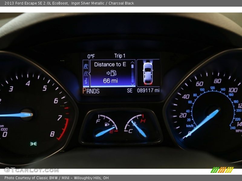 Ingot Silver Metallic / Charcoal Black 2013 Ford Escape SE 2.0L EcoBoost