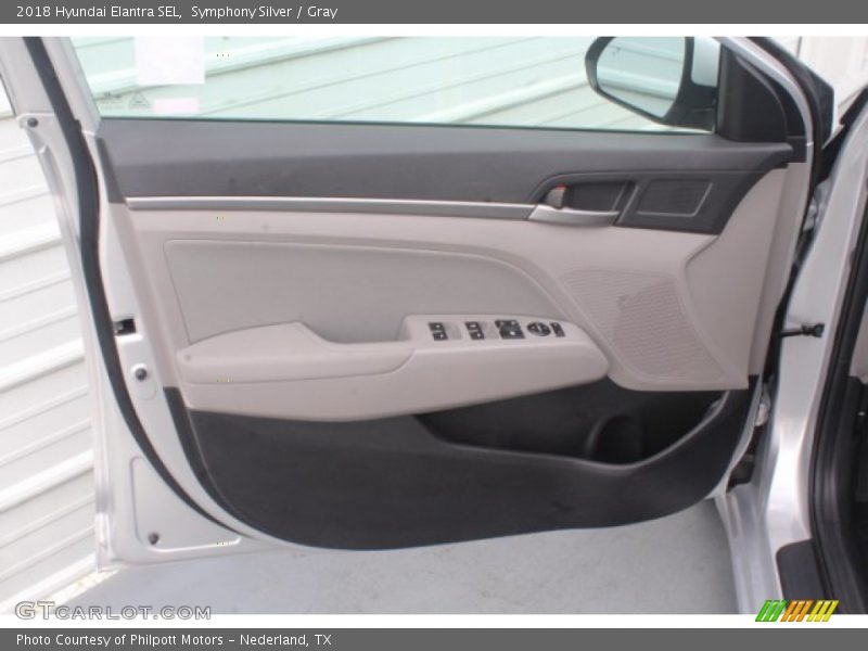Symphony Silver / Gray 2018 Hyundai Elantra SEL