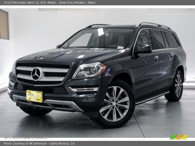 Steel Grey Metallic / Black 2016 Mercedes-Benz GL 450 4Matic