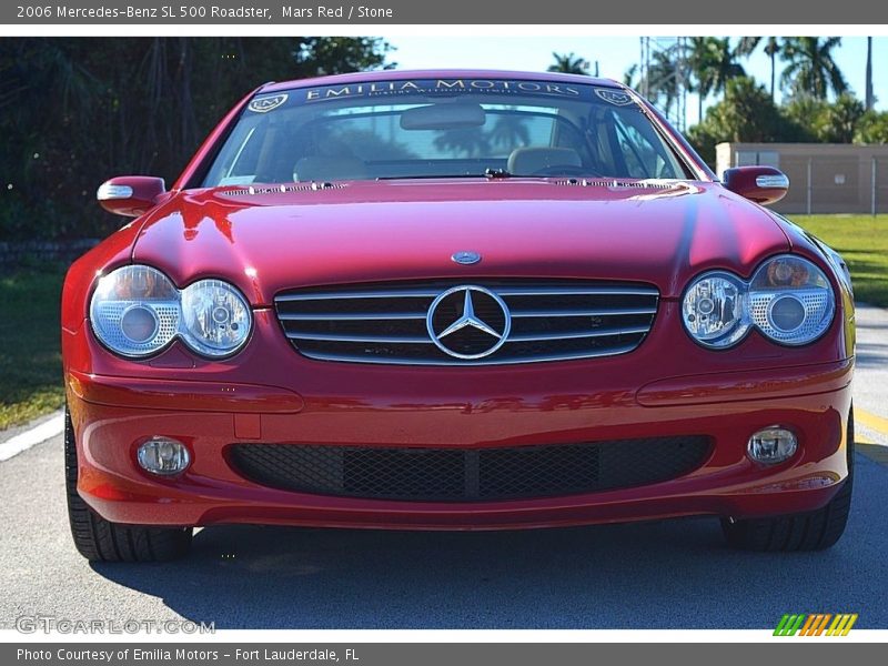 Mars Red / Stone 2006 Mercedes-Benz SL 500 Roadster