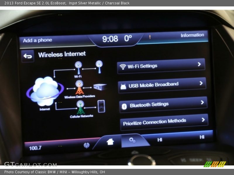 Ingot Silver Metallic / Charcoal Black 2013 Ford Escape SE 2.0L EcoBoost