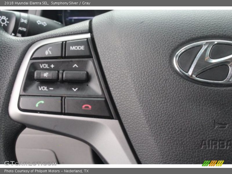 Symphony Silver / Gray 2018 Hyundai Elantra SEL