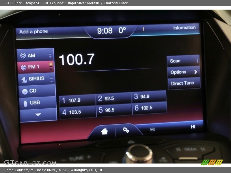 Ingot Silver Metallic / Charcoal Black 2013 Ford Escape SE 2.0L EcoBoost