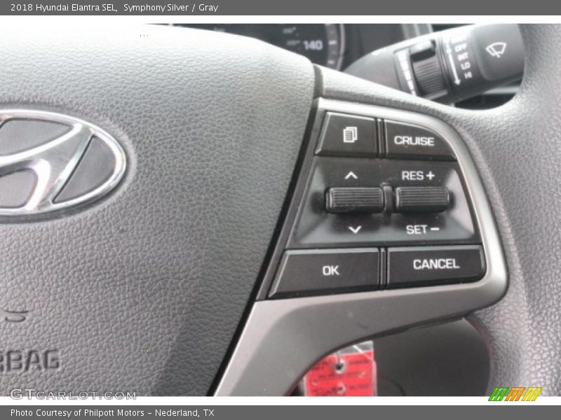 Symphony Silver / Gray 2018 Hyundai Elantra SEL