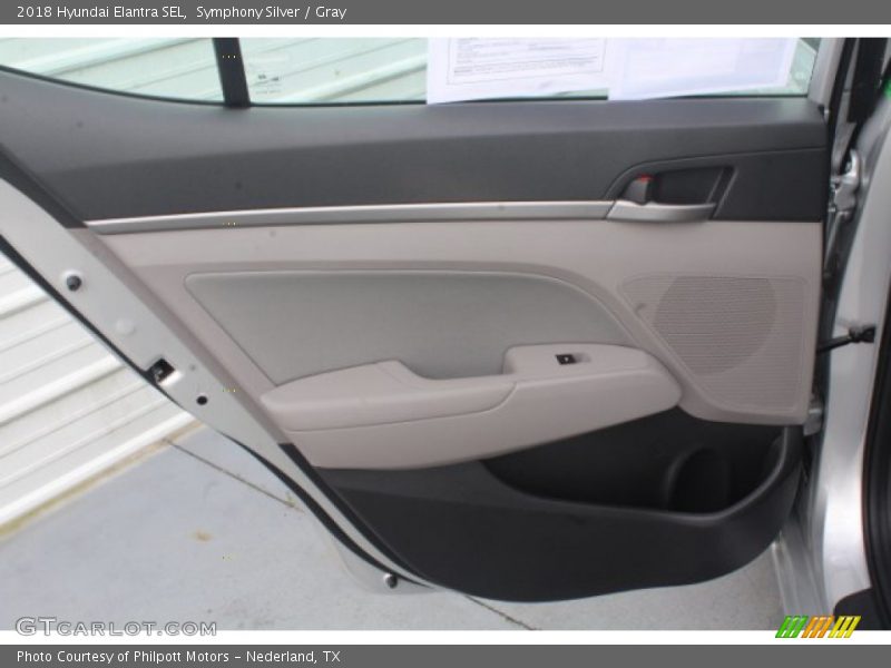 Symphony Silver / Gray 2018 Hyundai Elantra SEL