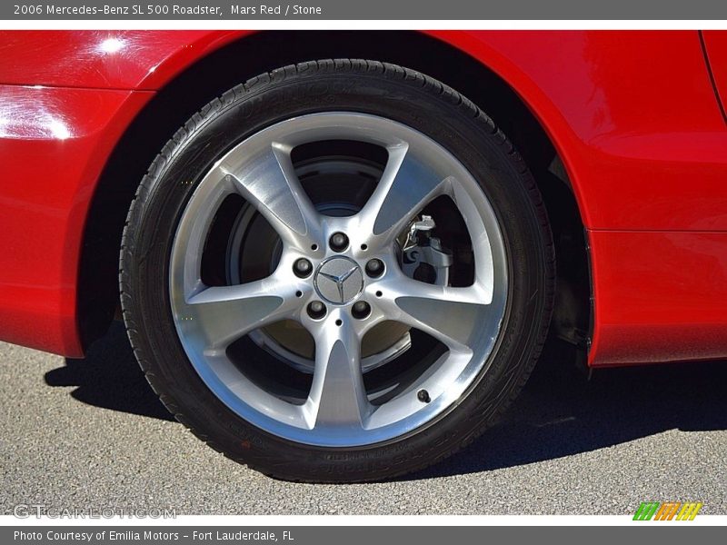 Mars Red / Stone 2006 Mercedes-Benz SL 500 Roadster