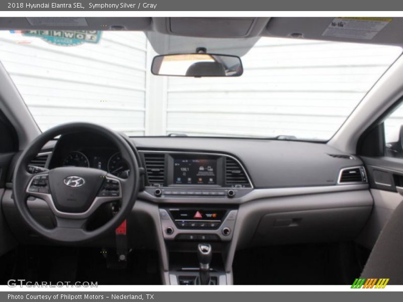 Symphony Silver / Gray 2018 Hyundai Elantra SEL