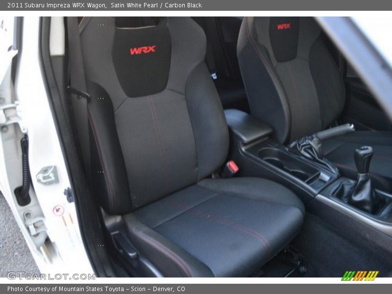 Satin White Pearl / Carbon Black 2011 Subaru Impreza WRX Wagon