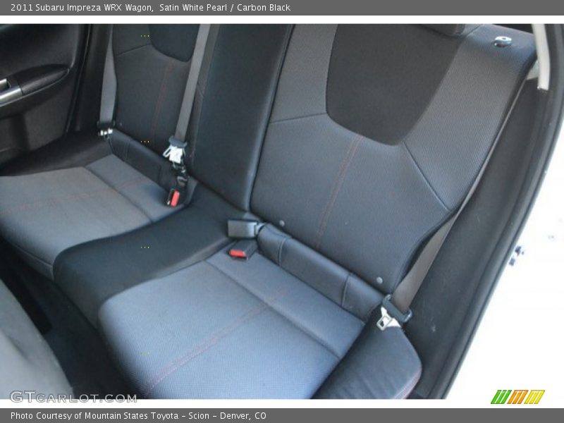 Satin White Pearl / Carbon Black 2011 Subaru Impreza WRX Wagon