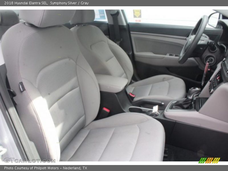 Symphony Silver / Gray 2018 Hyundai Elantra SEL