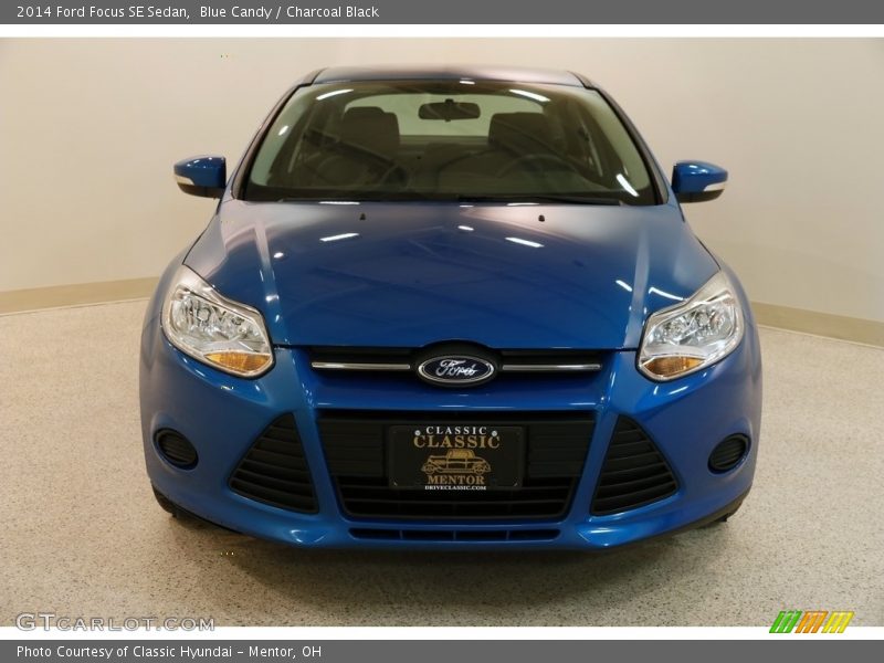 Blue Candy / Charcoal Black 2014 Ford Focus SE Sedan