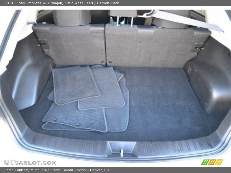 Satin White Pearl / Carbon Black 2011 Subaru Impreza WRX Wagon