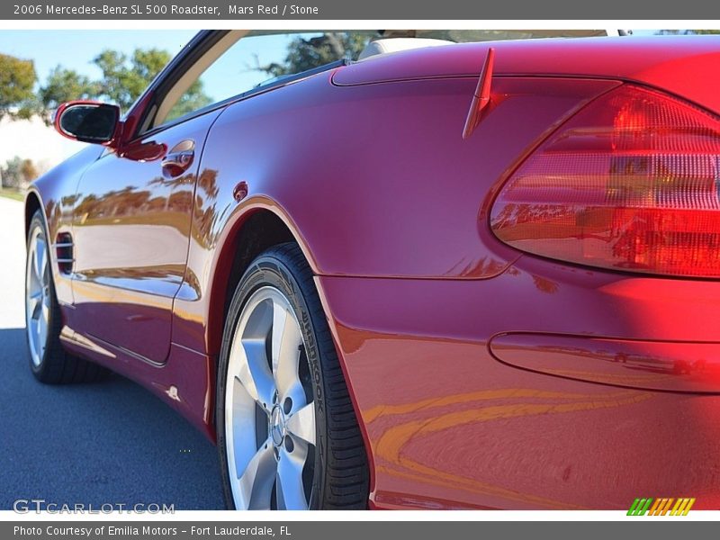 Mars Red / Stone 2006 Mercedes-Benz SL 500 Roadster