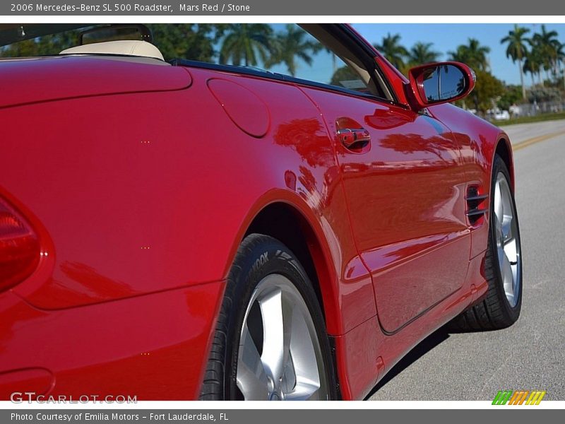 Mars Red / Stone 2006 Mercedes-Benz SL 500 Roadster