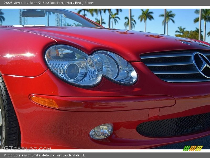 Mars Red / Stone 2006 Mercedes-Benz SL 500 Roadster