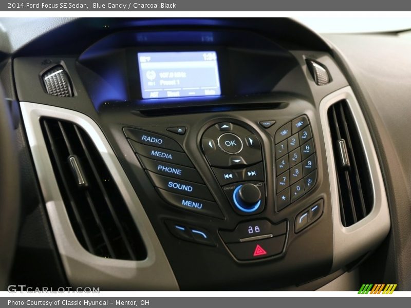 Blue Candy / Charcoal Black 2014 Ford Focus SE Sedan