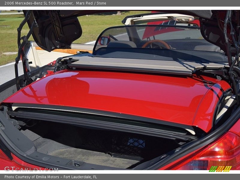 Mars Red / Stone 2006 Mercedes-Benz SL 500 Roadster