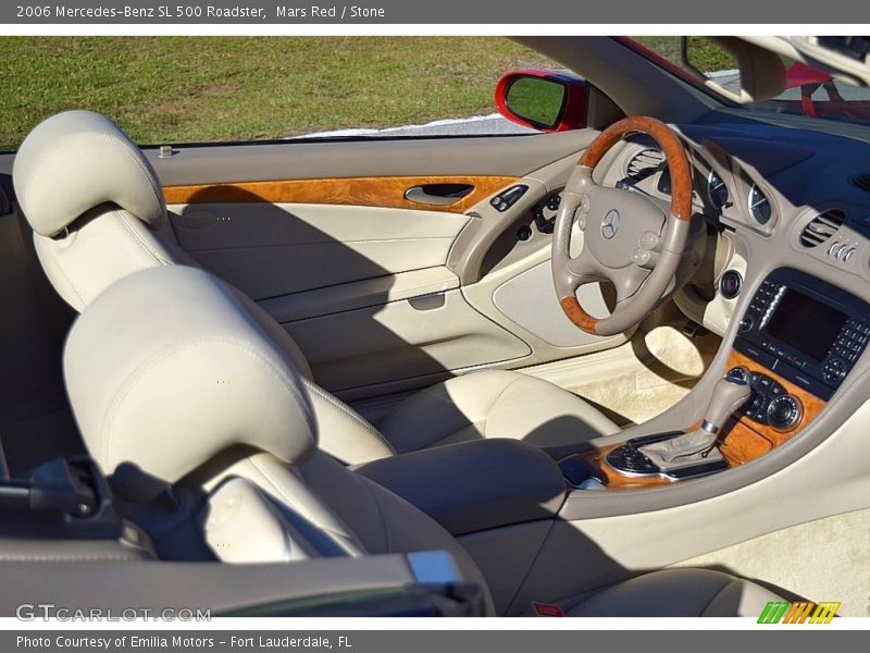 Mars Red / Stone 2006 Mercedes-Benz SL 500 Roadster