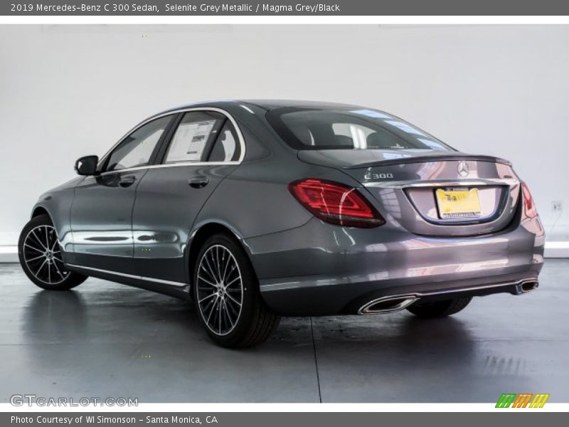 Selenite Grey Metallic / Magma Grey/Black 2019 Mercedes-Benz C 300 Sedan