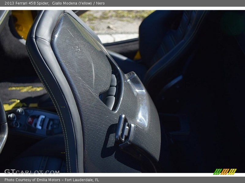 Front Seat of 2013 458 Spider