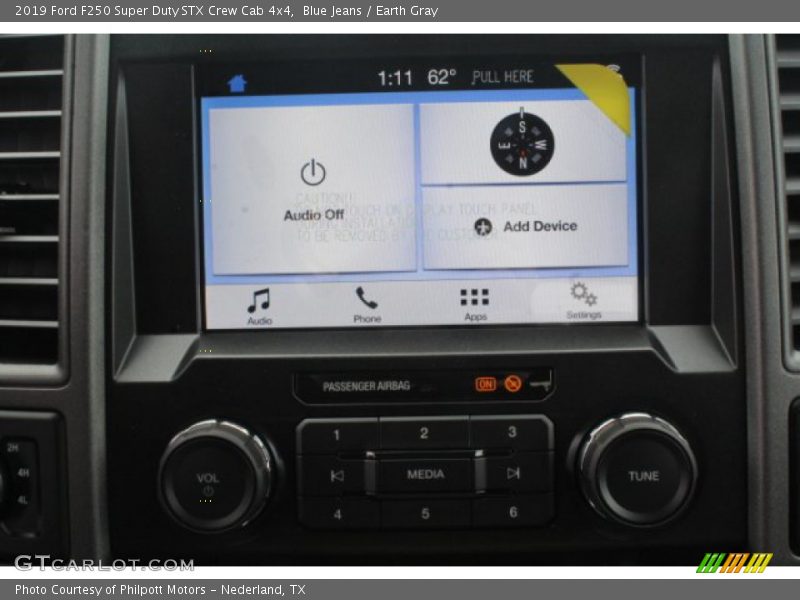 Blue Jeans / Earth Gray 2019 Ford F250 Super Duty STX Crew Cab 4x4