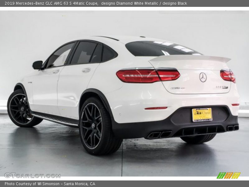 designo Diamond White Metallic / designo Black 2019 Mercedes-Benz GLC AMG 63 S 4Matic Coupe