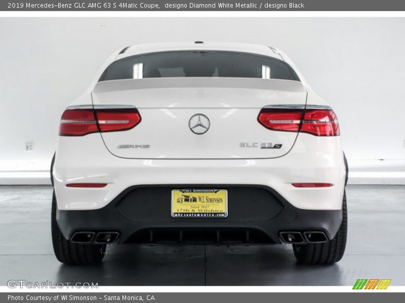 designo Diamond White Metallic / designo Black 2019 Mercedes-Benz GLC AMG 63 S 4Matic Coupe