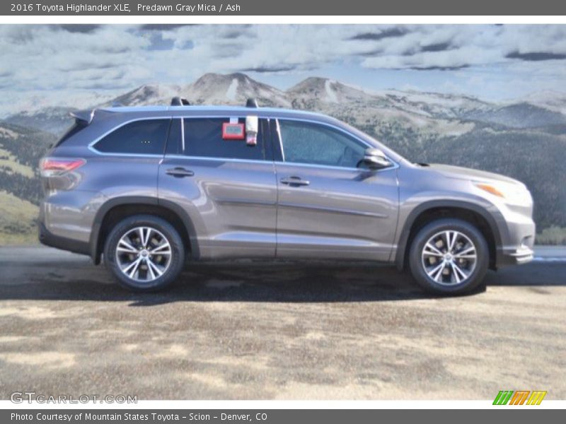 Predawn Gray Mica / Ash 2016 Toyota Highlander XLE