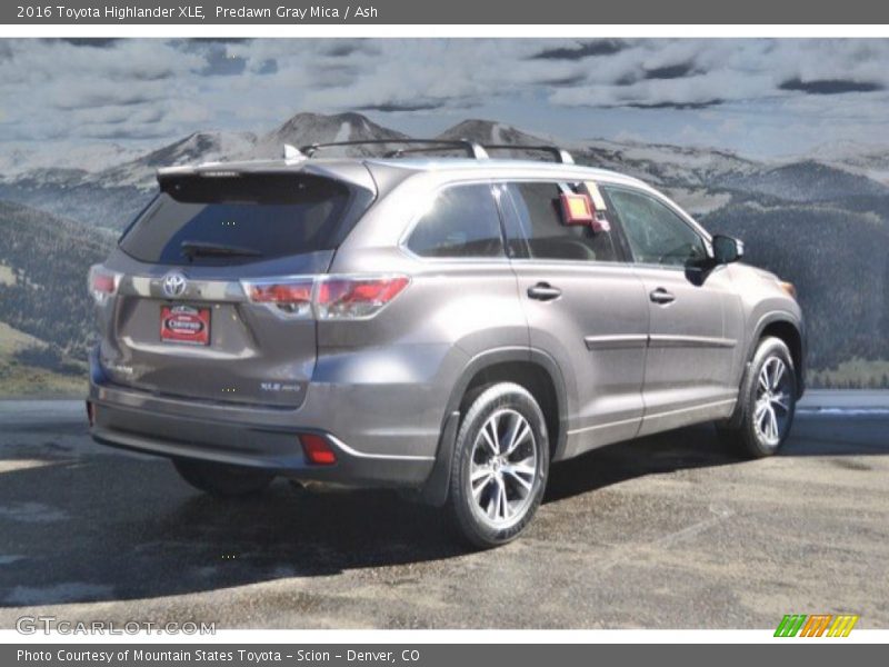 Predawn Gray Mica / Ash 2016 Toyota Highlander XLE