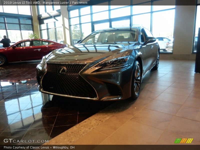 Manganese Luster / Parchment 2019 Lexus LS 500 AWD