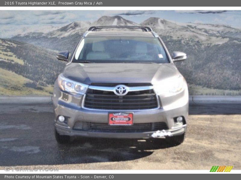 Predawn Gray Mica / Ash 2016 Toyota Highlander XLE