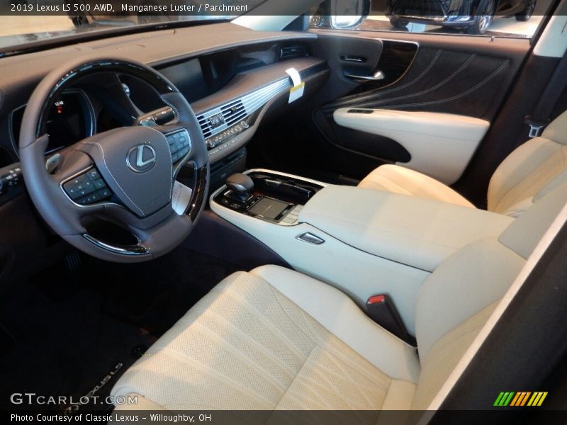 Manganese Luster / Parchment 2019 Lexus LS 500 AWD