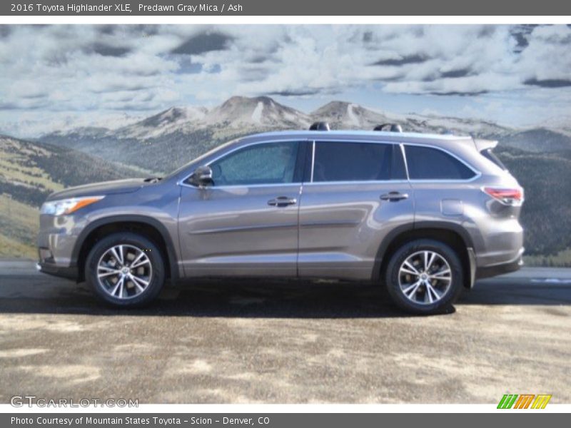 Predawn Gray Mica / Ash 2016 Toyota Highlander XLE