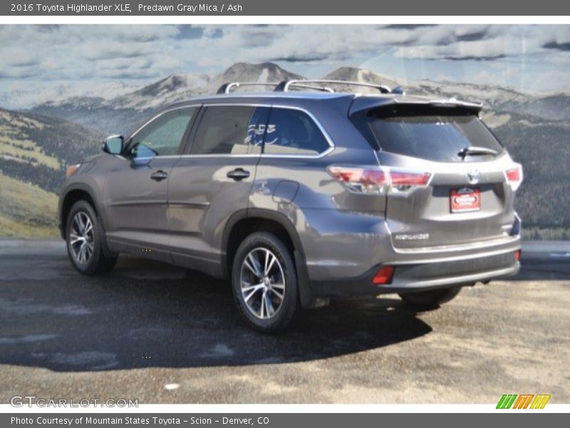 Predawn Gray Mica / Ash 2016 Toyota Highlander XLE