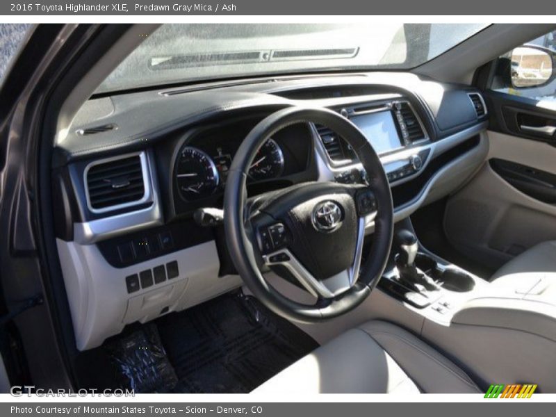 Predawn Gray Mica / Ash 2016 Toyota Highlander XLE