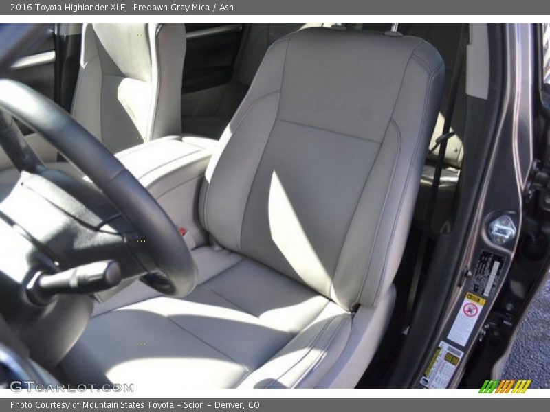 Predawn Gray Mica / Ash 2016 Toyota Highlander XLE