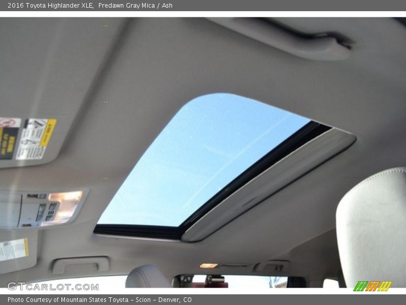 Predawn Gray Mica / Ash 2016 Toyota Highlander XLE