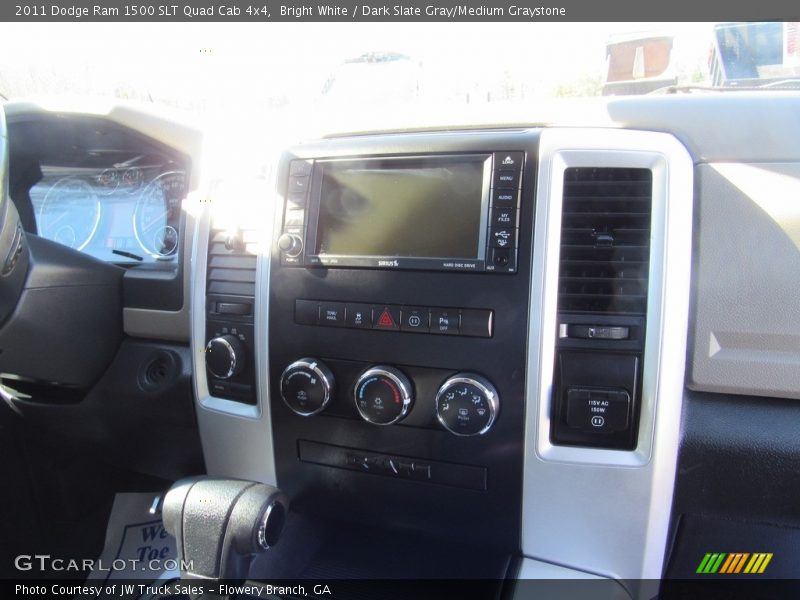 Bright White / Dark Slate Gray/Medium Graystone 2011 Dodge Ram 1500 SLT Quad Cab 4x4
