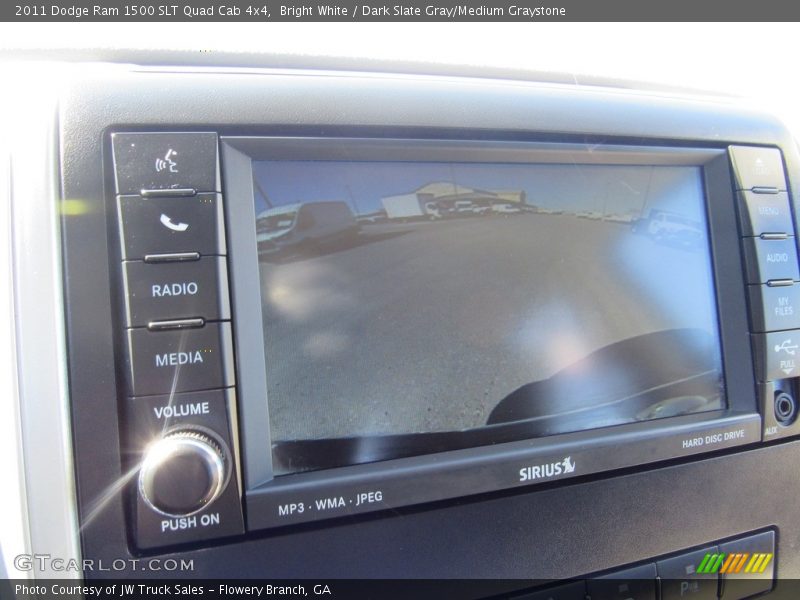 Bright White / Dark Slate Gray/Medium Graystone 2011 Dodge Ram 1500 SLT Quad Cab 4x4