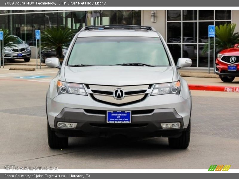 Billet Silver Metallic / Ebony 2009 Acura MDX Technology