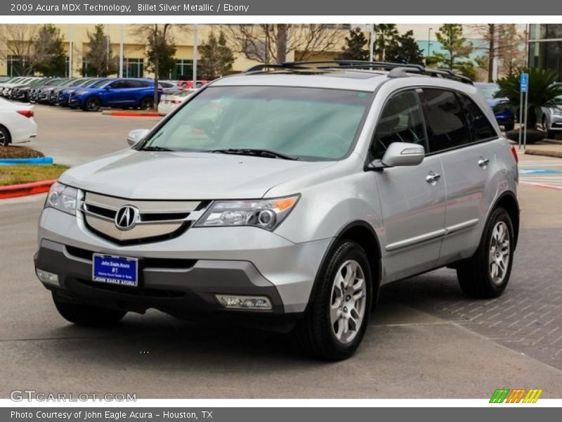 Billet Silver Metallic / Ebony 2009 Acura MDX Technology