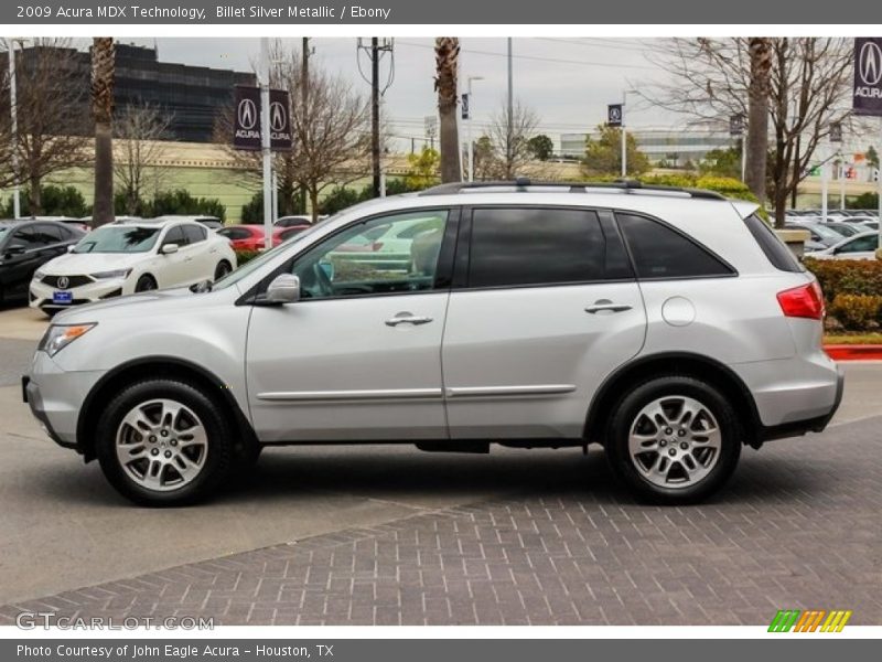 Billet Silver Metallic / Ebony 2009 Acura MDX Technology