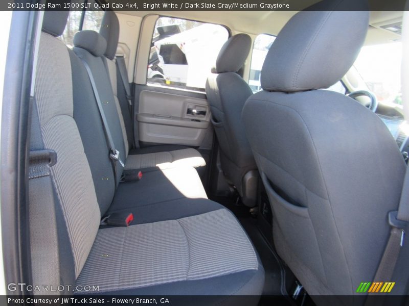 Bright White / Dark Slate Gray/Medium Graystone 2011 Dodge Ram 1500 SLT Quad Cab 4x4